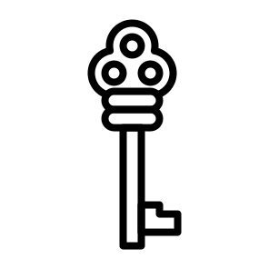 Medieval Key, Medieval, Key, Old Fashioned, Antique, Lock, Unlock, Access, Vintage icon