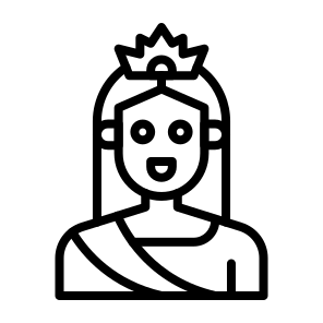 Queen, Queen, Royalty, Female Monarch, Ruler, Crown, Regal, Monarchy, Noble icon