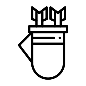 Quiver, Quiver, Arrow Holder, Archery, Arrows, Bow And Arrow, Weapon, Hunting, Target icon