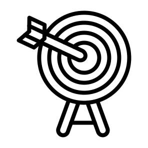 Target, Target, Aim, Goal, Bullseye, Accuracy, Objective, Archery, Shooting icon