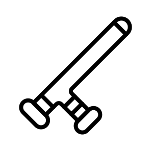 Baton, Nightstick, Stick, Weapon, Enforcement, Club icon