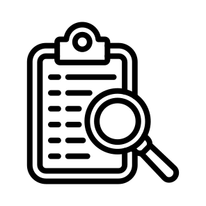 Investigation, Inquiry, Detective, Probe, Examination, Research icon