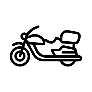 Motorbike, Motorcycle, Bike, Two Wheeler, Ride, Cycle icon