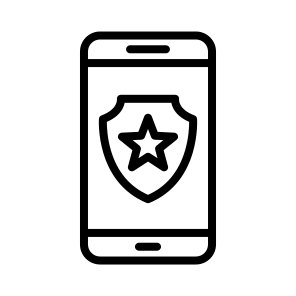 Online Police, Cyber, Digital, Enforcement, Internet, Virtual icon