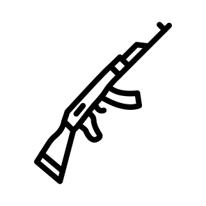 Police Gun, Firearm, Weapon, Handgun, Revolver, Sidearm icon
