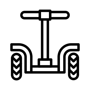 Police Segway, Transportation, Mobility, Vehicle, Patrol, Scooter icon