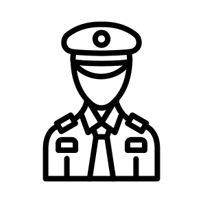 Policeman, Cop, Officer, Lawman, Patrolman, Law icon