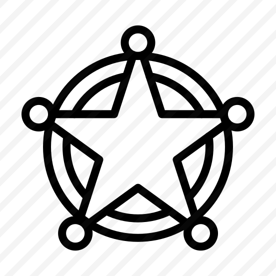 Sheriff Badge, Lawman, Deputy, Insignia, Star, Authority preview