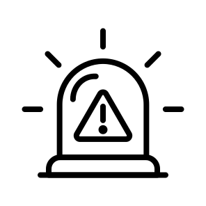 Siren, Alarm, Warning, Emergency, Sound, Alert icon