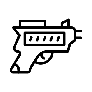 Stun Gun, Taser, Electric, Shock, Weapon, Nonlethal icon