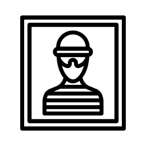 Wanted, Sought, Fugitive, Criminal, Search, Suspect icon