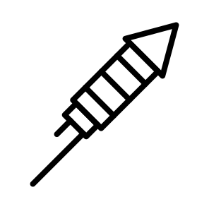 Fireworks,celebration,party,wedding,rocket icon