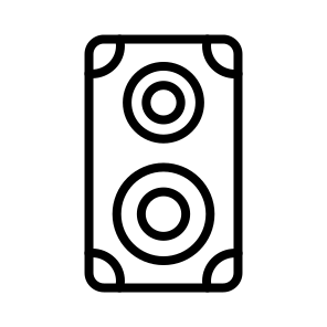 Loudspeaker,woofer,speaker,sound,subwoofer icon