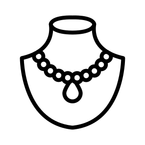 Necklase,jewel,luxury,fashion,pearl icon