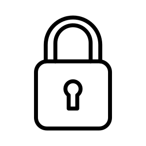 Padlock,lock,security,closed,locked icon