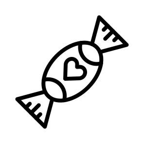 Toffee,sugar,candy,sweets,dessert icon