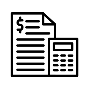 Budget,cost,money,calculator,expenses icon