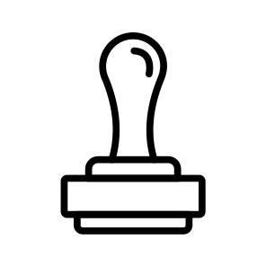 Stamp,rubber Stamp,certificate,business,tool icon