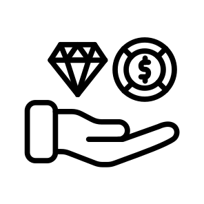 Wealth,gold,wealthy,money,diamond icon
