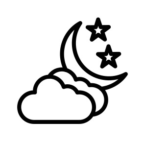 Night,moon,night,stars,weather icon