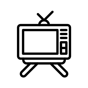 Television,tv Screen,tv Monitor,electronics,televisions icon
