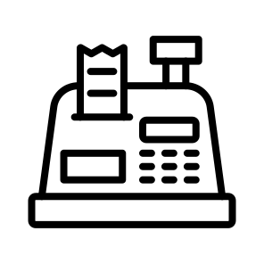 Cashier Machine,cashier,commerce,machine,commerce And Shopping icon