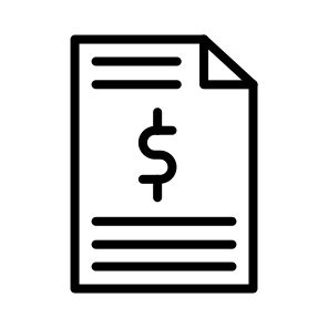 Invoice,billing,bill,receipt,commerce icon