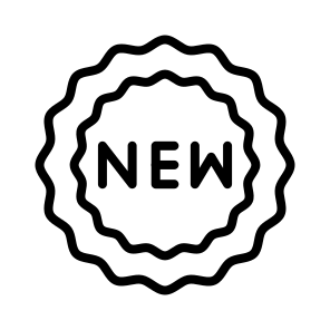New,sticker,design,commerce And Shopping,star icon