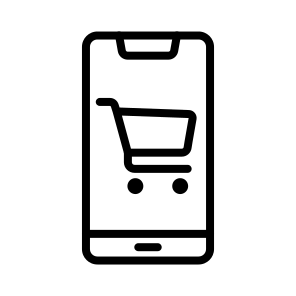 Online Shop,shop,online,shopping Cart,smartphone icon