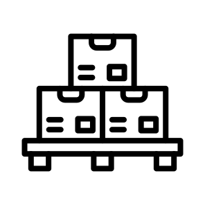 Pallet,wholesale,logistics,delivery,e Commerce icon