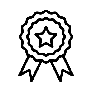 Ribbon,medal,star,prize,commerce icon