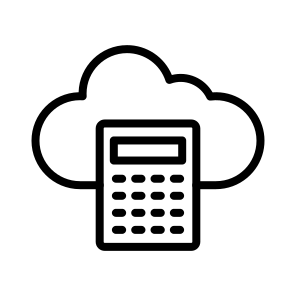 Calculator,cloud Computing,calculating,accounting,cloud icon
