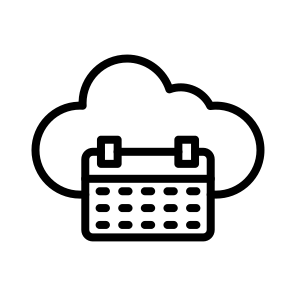 Calendar,cloud Computing,time And Date,cloud,storage icon