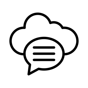 Chat Bubble,cloud Computing,chat,speech Bubble,cloud icon