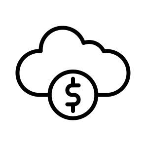 Coin,money,cloud Computing,cloud,computing icon