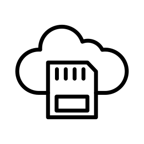 Sd Card,memory,cloud Computing,cloud Storage,cloud icon