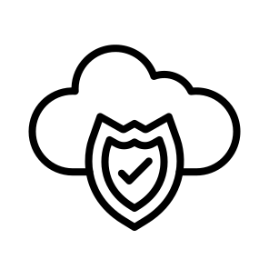 Shield,cloud Computing,data Storage,protection,cloud icon