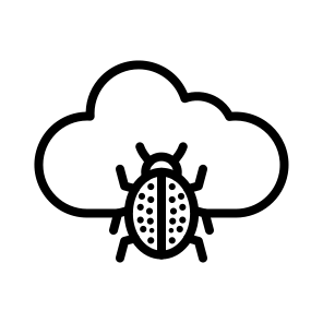 Virus,malware,cloud Computing,security,cloud icon