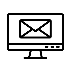 Email,screen,computer,recruitment,agency icon
