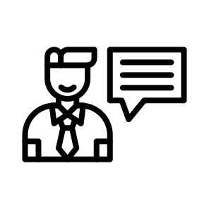 Interview,questions,person,talking,speech Bubbles icon