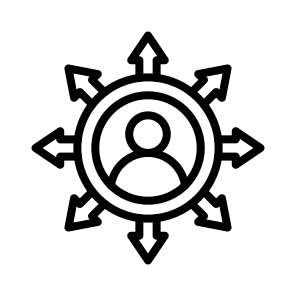 Opportunity,user,approach,connection,business icon