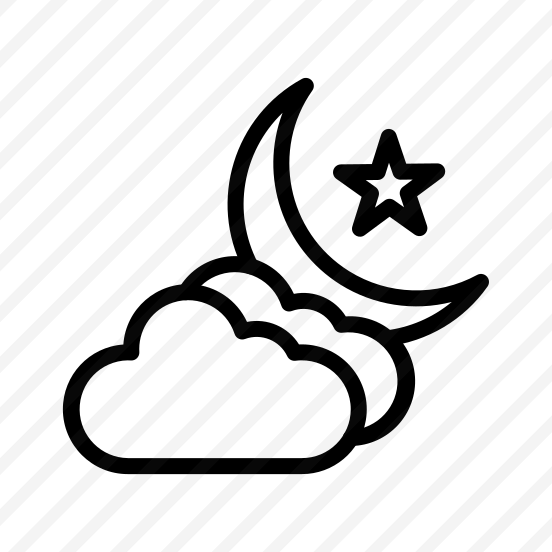 Cloud And Moon, Weather, Sky, Celestial, Night, Clouds, Moon, Atmospheric, Nature preview