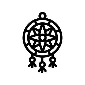 Dreamcatcher, Talisman, Native American, Spiritual, Dream, Web, Catch, Sleep, Protector icon