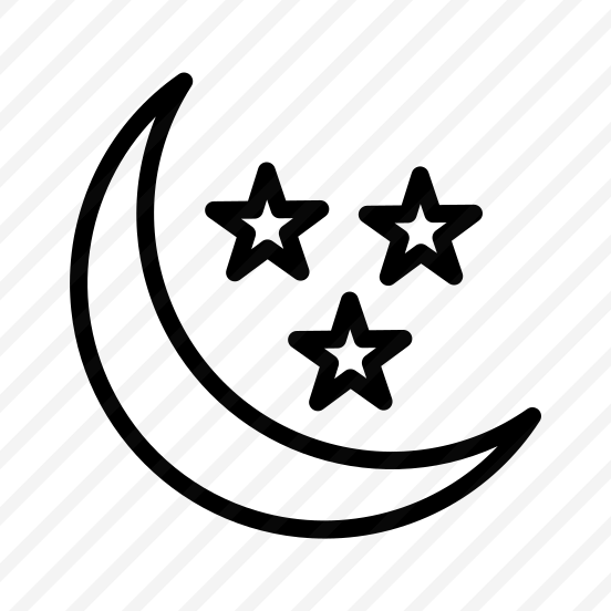 Moon And Star, Celestial, Night, Lunar, Sky, Crescent, Orbit, Space, Natural preview