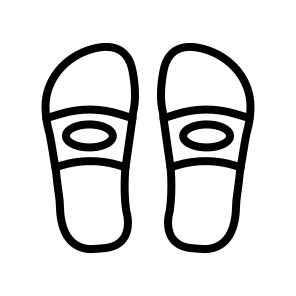 Slippers, Footwear, Comfort, Indoor, House Shoes, Cozy, Relaxation, Soft, Feet icon