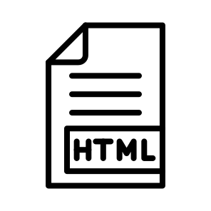 Html,html File,html File Format,html Extension,format icon
