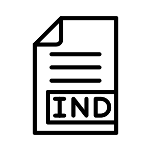 Ind,files And Folders,file Format,extension,format icon