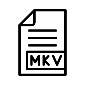 Mkv,files And Folders,file Type,file Format,file Extension icon