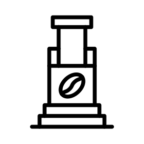 Aeropress,coffee Maker,coffee,food And Restaurant,kitchenware icon
