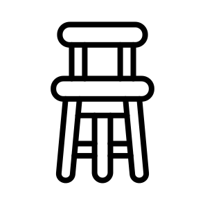 Bar Stool,stool,furniture,food And Restaurant,furniture And Household icon